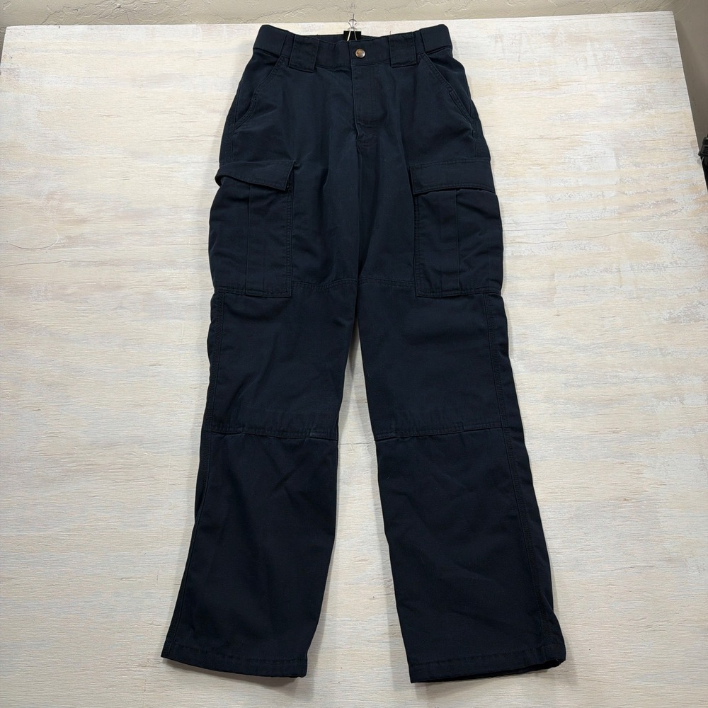 5.11 Tactical Pants TDU Ripstop Small Regular Cargo Navy Blue Mens 74003ABR-724